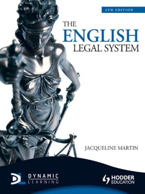 cover image of The English Legal System